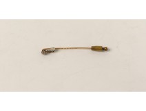 Epingle à Cravate diamant perle d'époque fin XIXème début XXème