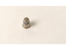 Dé à Coudre Argent décoré fine guirlande XXème