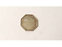 Jeton Argent Loi du 27 juillet 1822 Commissaire Expert du Gouvernement Daté 1831