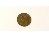 Jeton Pièce Monnaie Profil Roi LUD XV DG FR et N. Rex