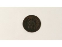 Jeton Pièce Monnaie Ecusson  Couronne Profil Roi ludov XV gratia daté 1770 