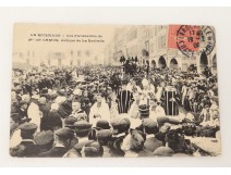 CPA Carte Postale Ancienne Cartophile Funérailles Le Camus La rochelle