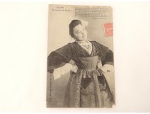 CPA Carte Postale Ancienne Cartophile Elven Costume Breton Pardon