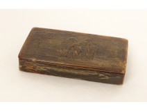 Boite "Corne de Boeuf" Retour d'Egypte XIXè