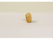 Grain de Chapelet Tête Mort Christ Vanité Memento Mori Rosary XIXè