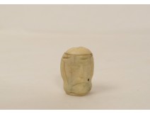 Grain de Chapelet Tête Mort Christ Vanité Memento Mori Rosary XIXè