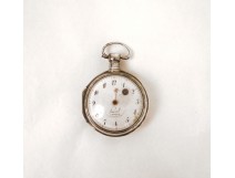  Montre argent mouvement à coq antique french XVIIIème siècle