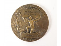 Médaille bronze Société d'Enseignement Professionnel du Rhône XXème siècle