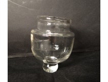 Lampe de sanctuaire en verre antique french XIXème siècle