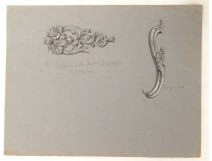 Dessins appliques arabesques école arts décoratifs XXème siècle